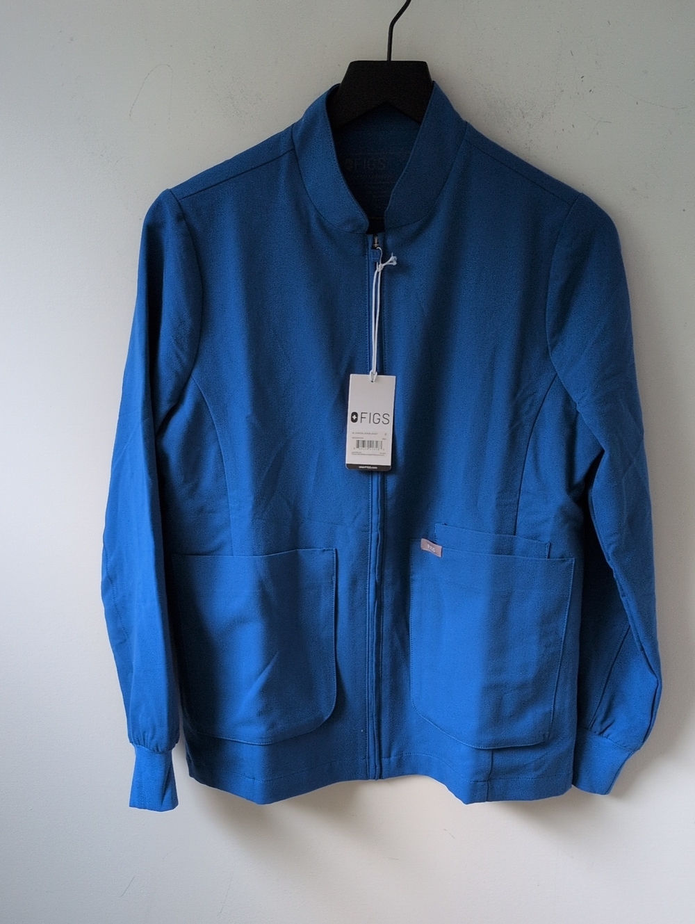 FIGS Women's Corozal Scrub Jacket Blue Size Small NWT